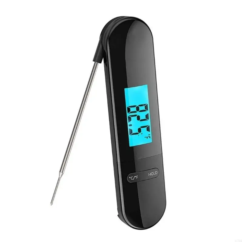 

37MB Waterproof Digital Backlights Foldings Barbecues Kitchen Cooking Thermometer