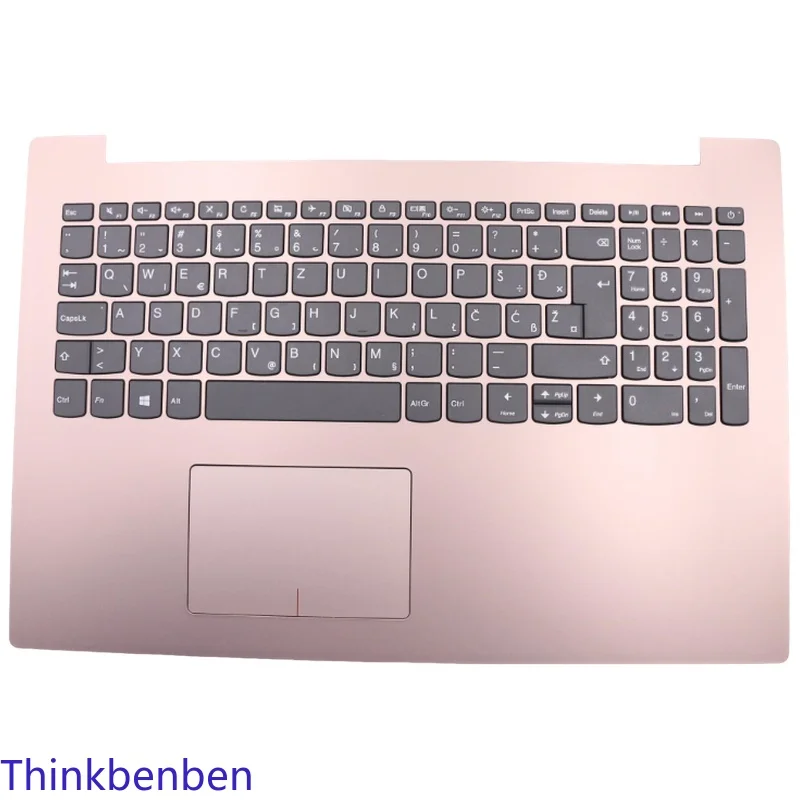 SI Slovenian Keyboard Coral Red Upper Case Palmrest Shell Cover For Lenovo ideapad 330 15 AST IKB IGM 5CB0R59298
