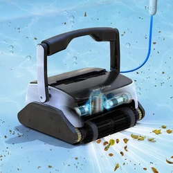 Robot Pool Cleaner piscine robotiche aspirapolvere automatico lavaggio ad alta aspirazione il pavimento e la parete cavo galleggiante da 15m risparmia acqua