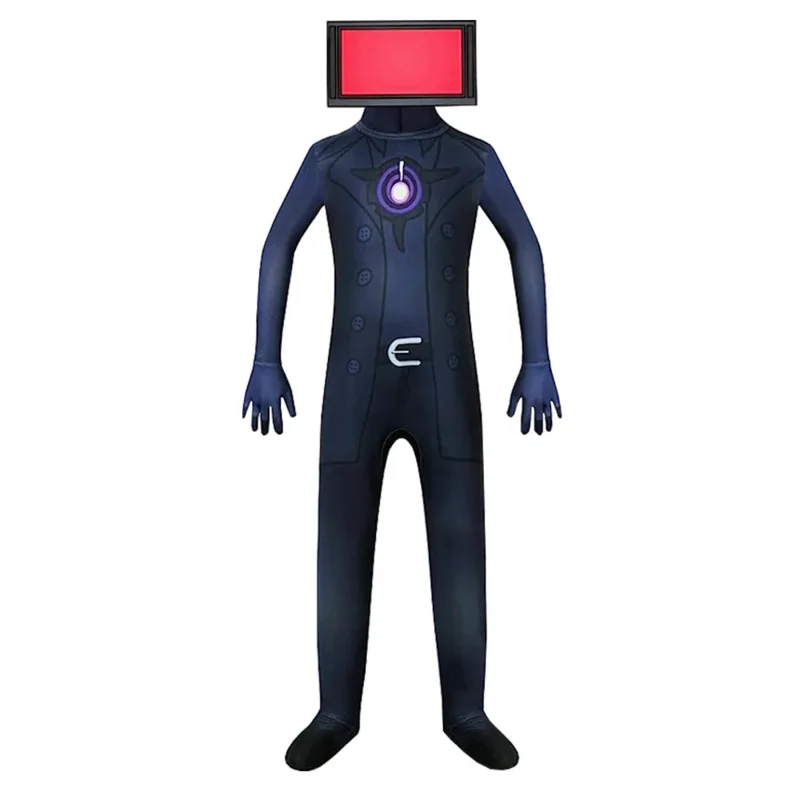 Skibidi Toilet Cosplay Costume Monitor Man Camara Camera Tv Speakerman Cosplay Skibidi Toilet Costume Game Clothes Suit Mask Kid