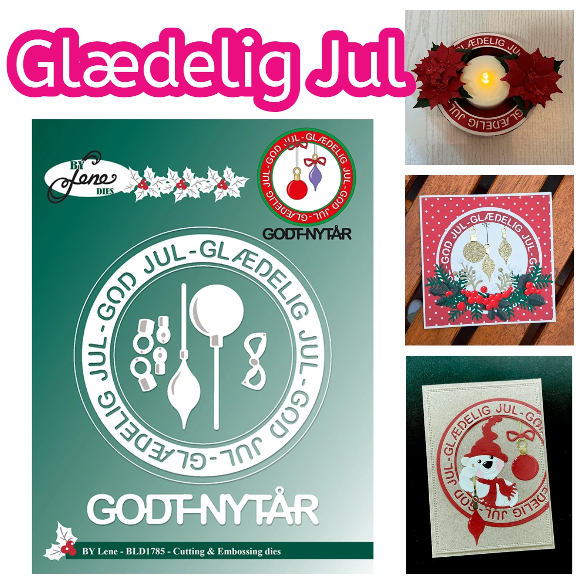 

August New by Lene Cutting Embossing Dies Polar Bear Die DIY Scrapbooking Greeting Card Template Handmade Merry Christmas Dies