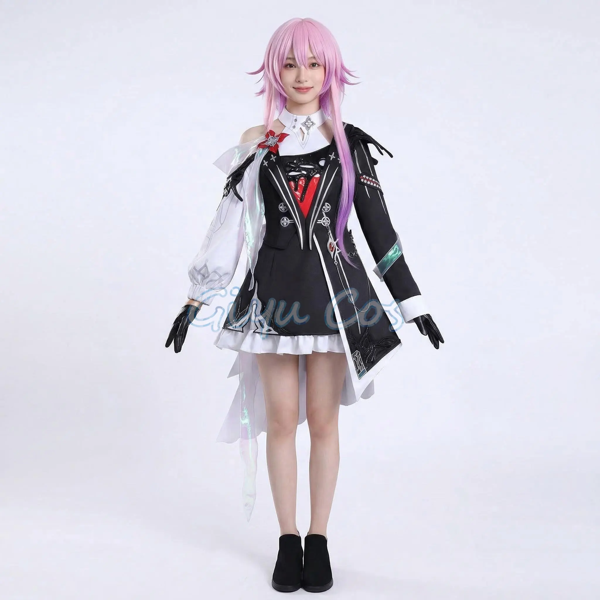 

Honkai Star Rail Evernight Cosplay Costume Geme Full Set Carnival Uniform Halloween Party Masquerade for Women