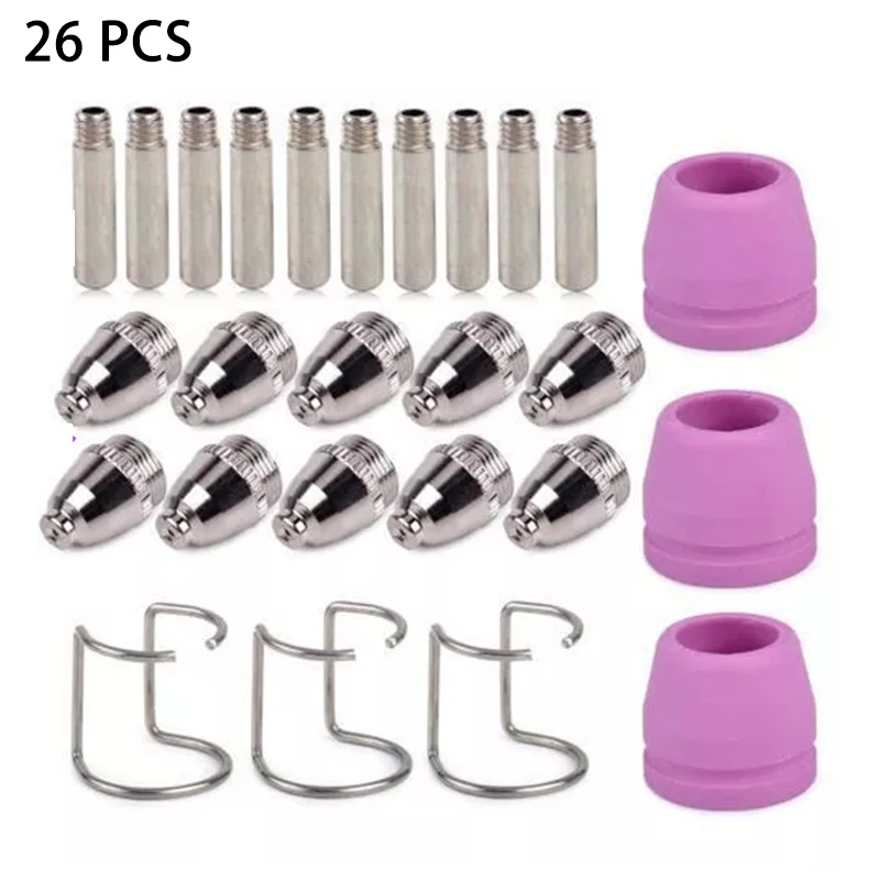 

1Set AG60 SG-55 AG-60 WSD-60 Plasma Cutter Cutting Torch Tip Nozzles Consumables Kit