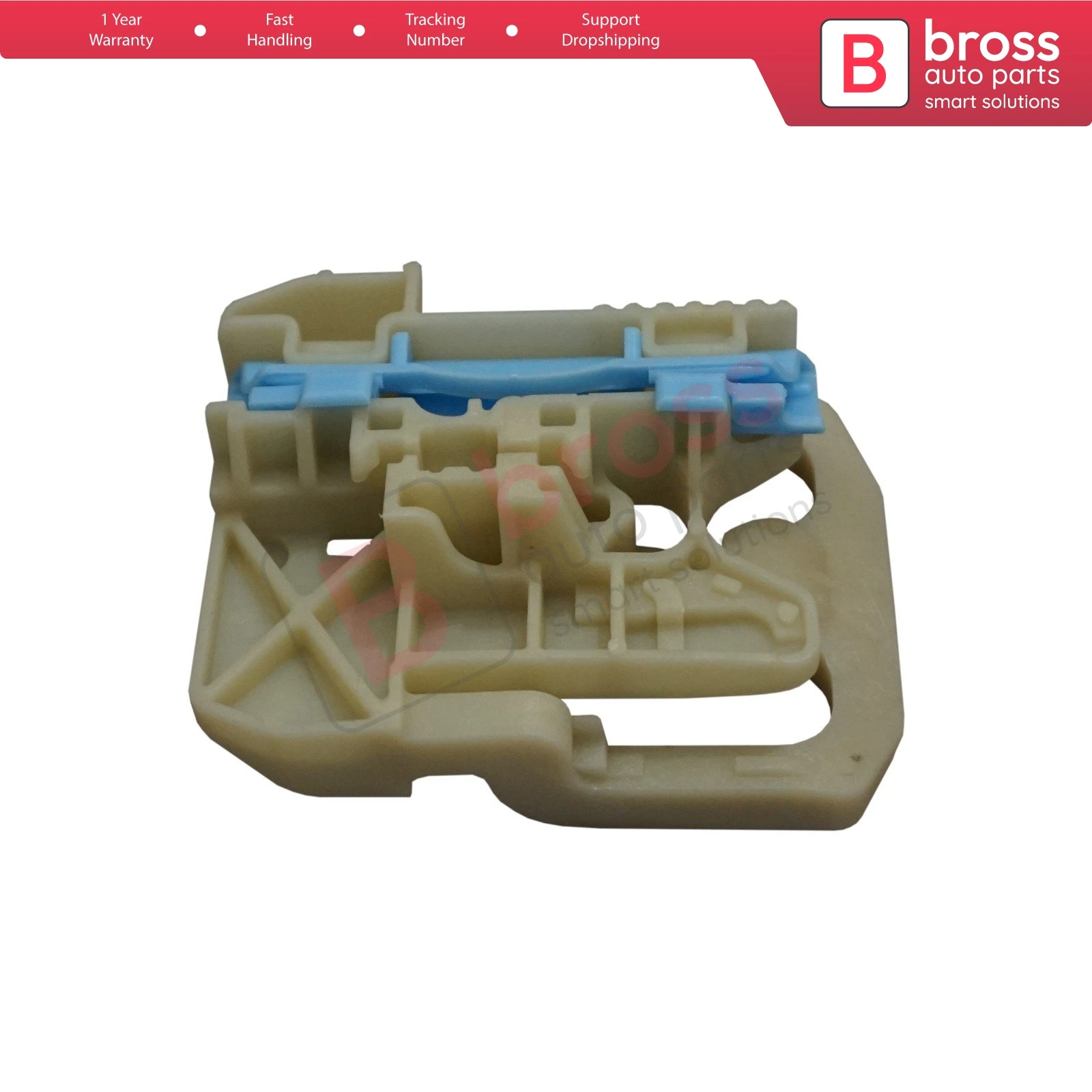 

Bross BWR5156 Electrical Power Window Regulator 8 K0837462 Repair Clips Front Right Passenger Side for A4 S4 B8 Octavia MK3