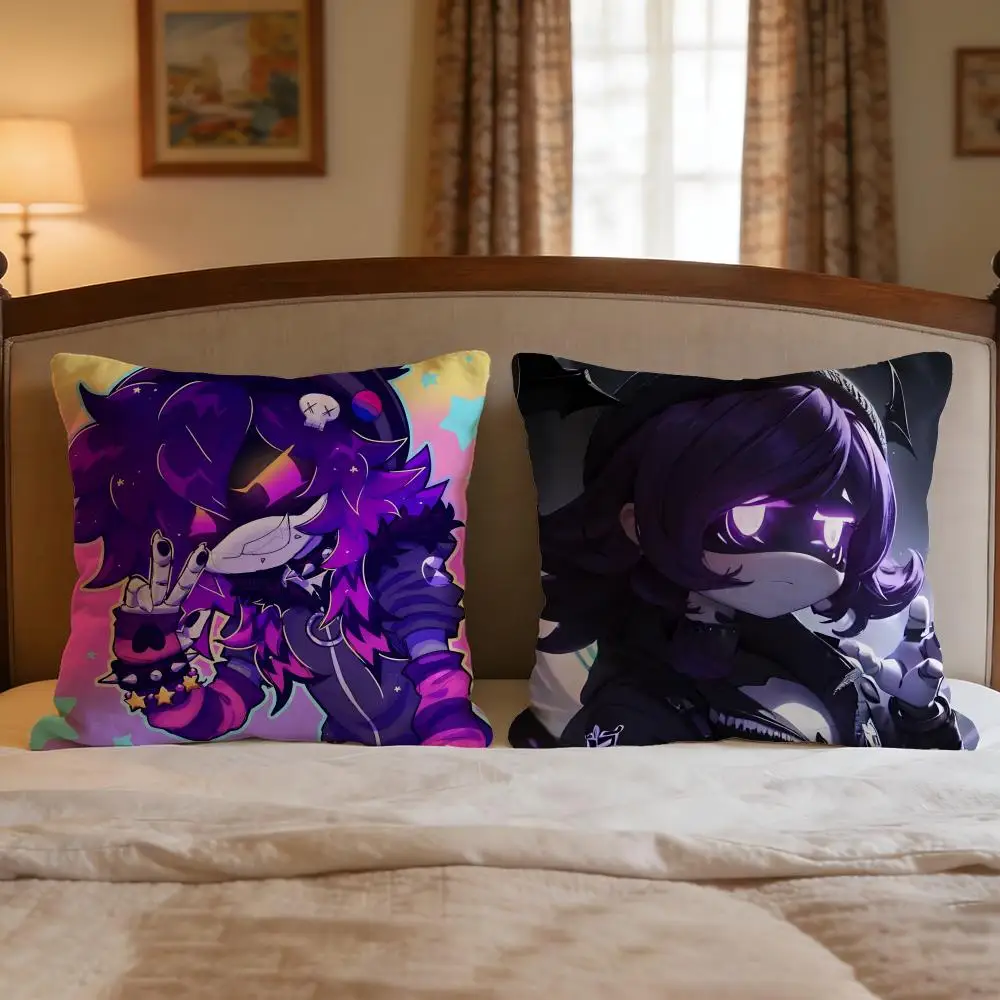 Cartoon Murder Drones Cushion Cover 4Pcs Decorative Covers Soft Cushion Case for Sofa Couch Decor 40x40 45x45 Pillowcases