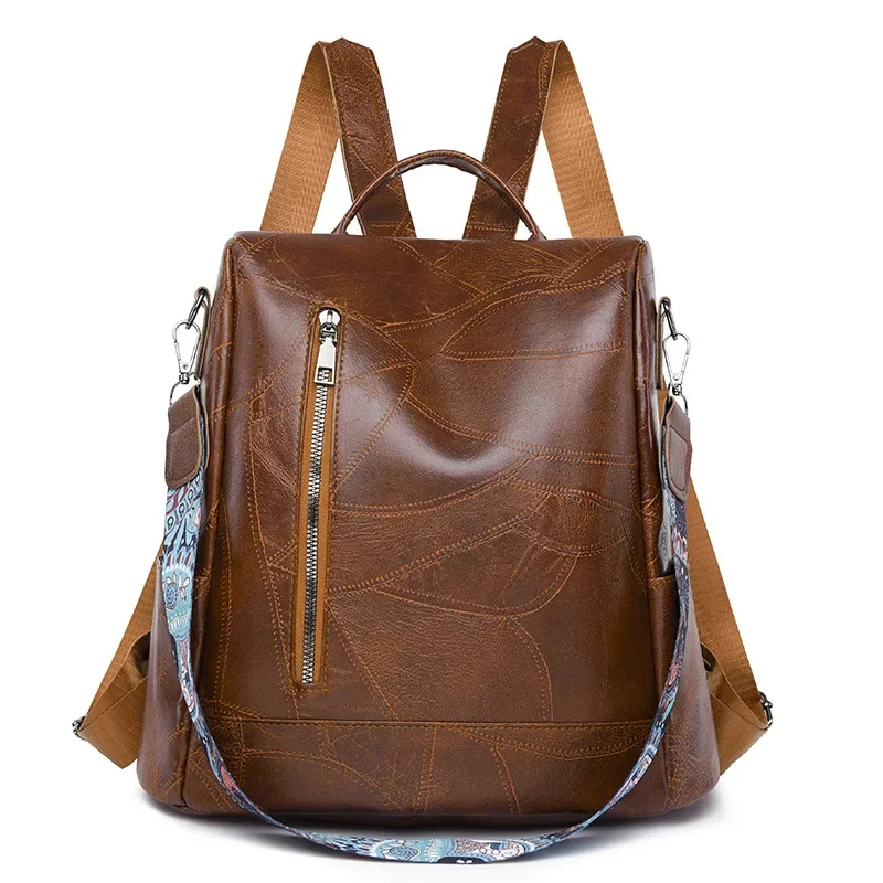 Vintage Damen rucksack neue große Kapazität Outdoor-Reise rucksack lässige Damen tasche