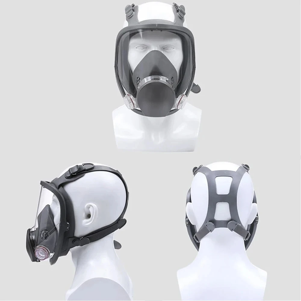 6800 Anti-Fog Gas Mask Full Face Industrial Painting Spraying Respirator Safety Work Filter Dust Proof Formaldehyde Protection