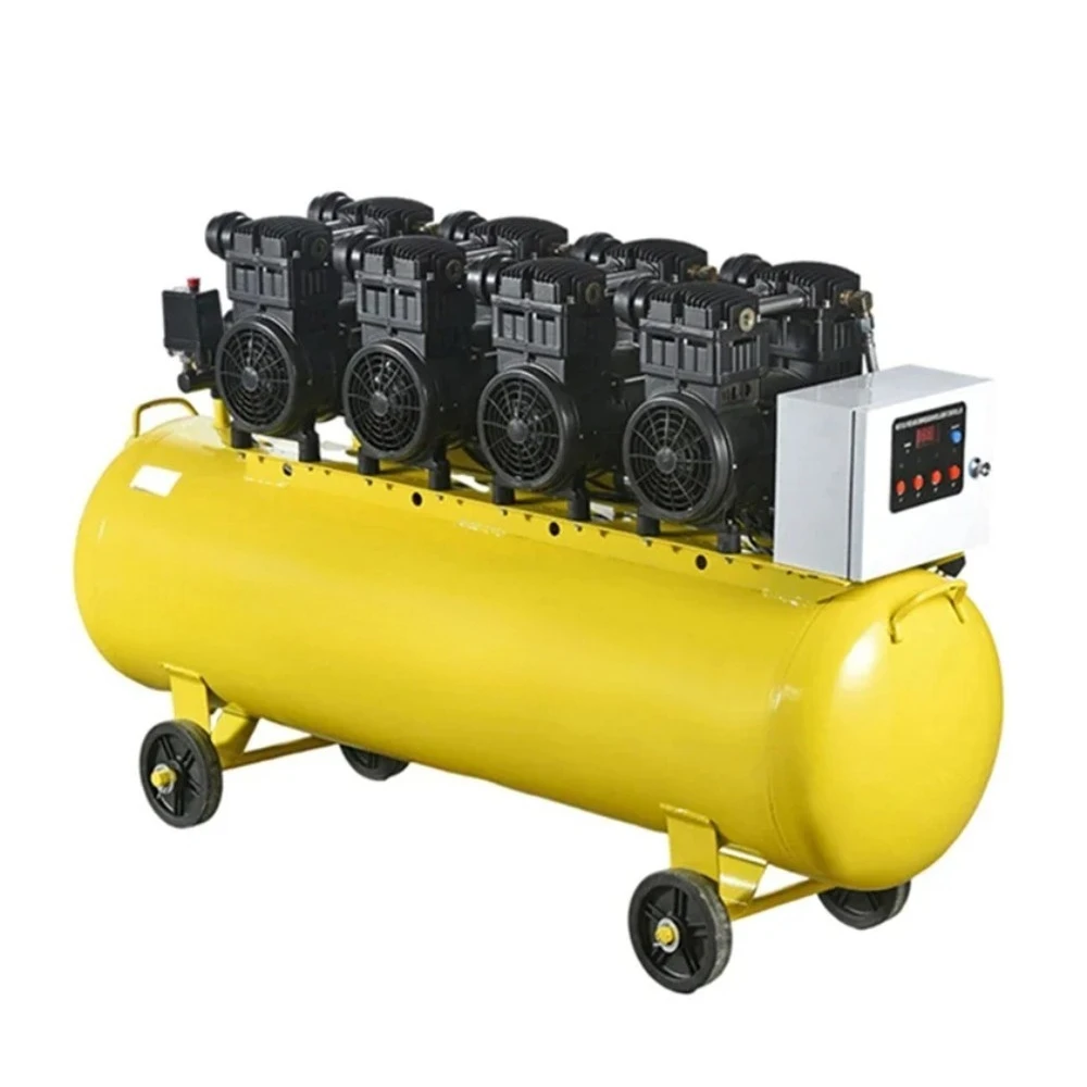 YS Silent Oil Free Industrial Compressors 8bar 220v 1400rpm 2.2kw 120L Portable air compressor machine