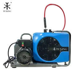 TUXING 4500Psi PCP Air Compressor 300Bar High Pressure Compressor for Fire Protection Snorkeling Scuba Diving Airgun 150L/100L