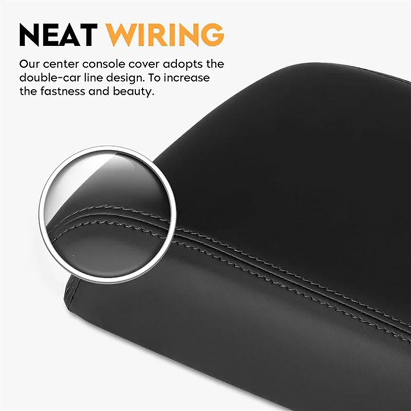 

Firmly Car Center Console Armrest Lid Cover 1VT06DX9AI For Dodge Charger Chrysler 300 2011-2017 Armrest Box Cover