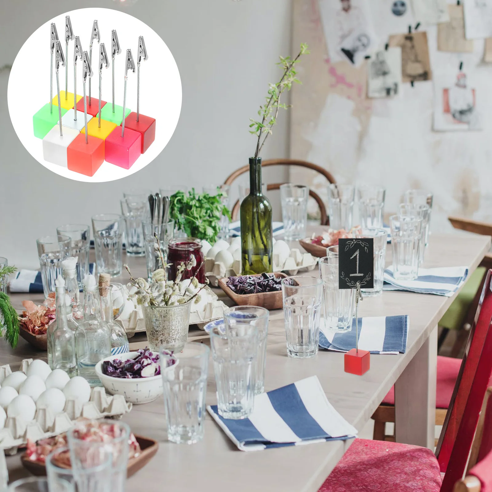 10 قطعة أصحاب الصور مكعب قاعدة سطح المكتب صورة مقاطع بطاقة تقف لأرقام الجدول القائمة مذكرة عرض بطاقات مكان الزفاف