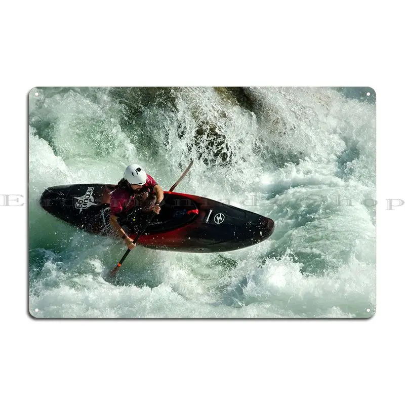 Kayaking Air Time Metal Plaque Poster Wall Cave Wall Decor Bar Designer Club Tin Sign Poster