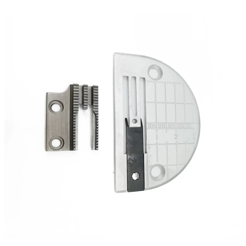 Anti -puckering kit Needle Plate and Feed Dog For 1-Needle Industrial Lockstitch Sewing Machine JUKI DDL-8700+