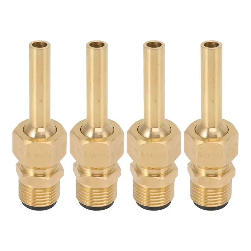 

-November 4Pcs Direct Jet Copper Water Fountain Nozzle, Single Nozzle Pond Fountain Head, Fountain Parts Heads Replacement 1/2In