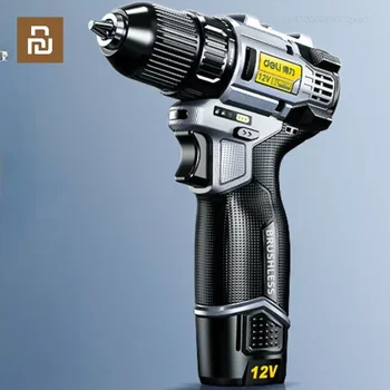 Youpin DELI brushless electric drill lithium battery rechargeable electric screwdriver household multi-function universal drill