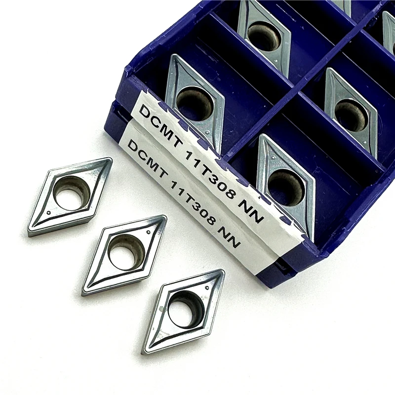 DCMT11T304 DCMT11T308 NN LT10 Carbide Inserts Internal Turning Tool Cutting Tools CNC Lathe Tool Turning Insert Steel Processing