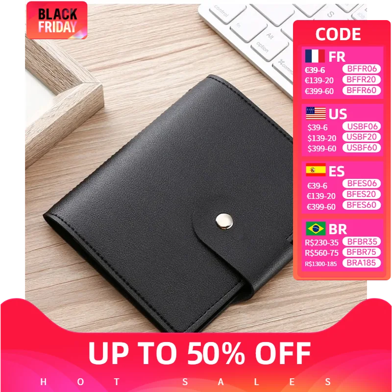 

Anti-Demagnetization Large Capacity RFID Credit Card Holder Multi-Card Slot Business Card Wallet for Men and Women