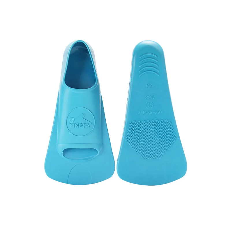 زعانف مطاطية قصيرة للتدريب على السباحة للفريق الاحترافي، ضفادع غطس البط #4