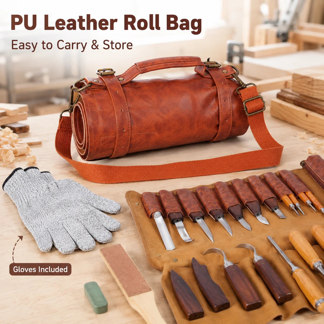 20PCS Set Alat Ukir Kayu, Kit - Woodworking Kits For Beginners ulasan dan harga