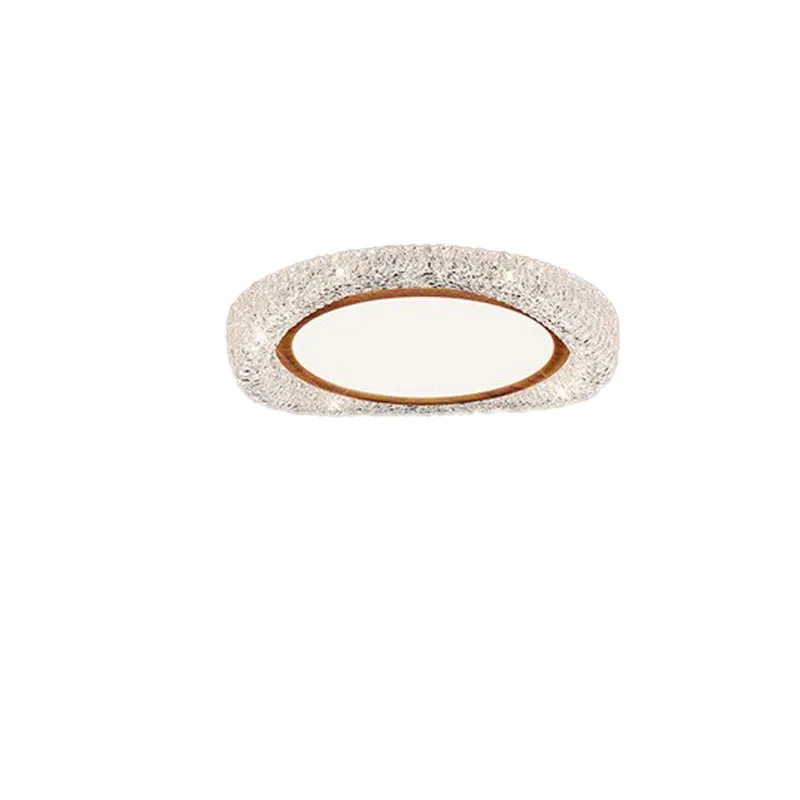 

Full spectrum wood grain high-end retro foyer, aisle second bedroom room ceiling light, simple wind creative wave lamps