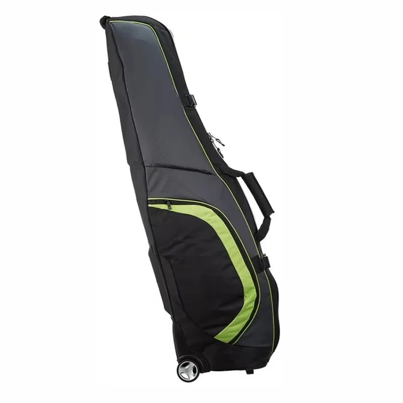 Wholesale Folding Travel Golf bag with wheels Golf Aviation Bag Custom Logo Light Weight Golf stand Nylon Bag