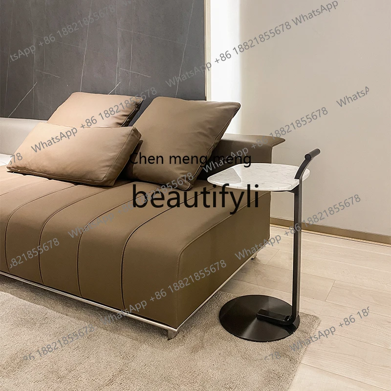 X Sofa Marble Side Table Light Luxury New Creative Movable Corner Table