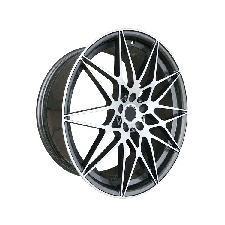 Bright black car Forged Custom Wheel Rims 19*8.5 Wholesale Alloy Wheels 5x112