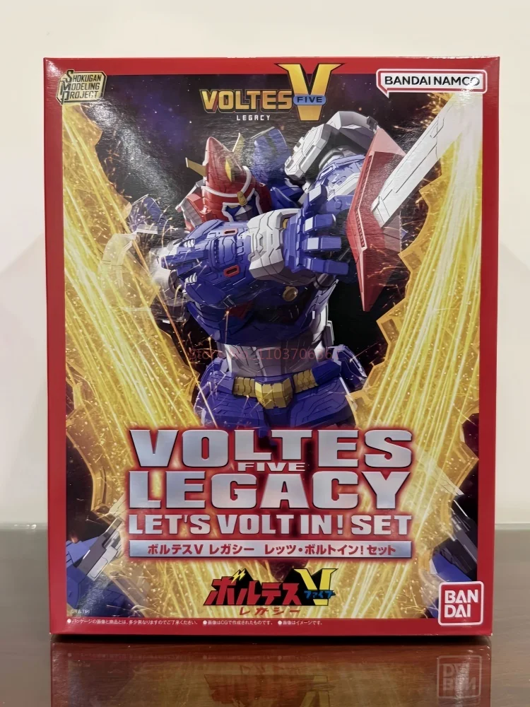 In Stock Genuine Bandai Smp Anime Toy Super Electromagnetic Machine Voltes V Togeher Set Movable Doll Figure Model Ornament Toy