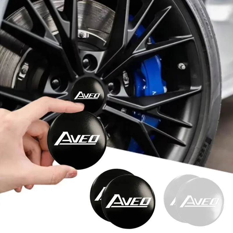 4pcs Car Wheel Center Cap with logo Car Wheel Center Caps Stickers Badges for Chevrolet AVEO Accessories interior high quality