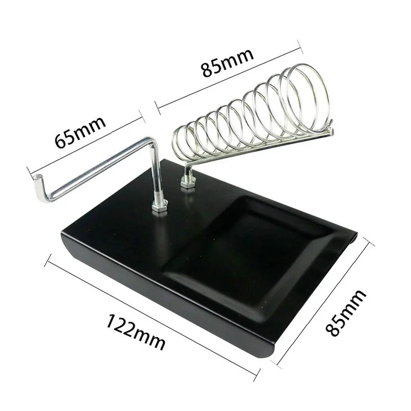 Portable Soldering Iron Stand Holder Soldering Tin Stand with Welding Cleaning Sponge Electric Soldering Iron Accessories