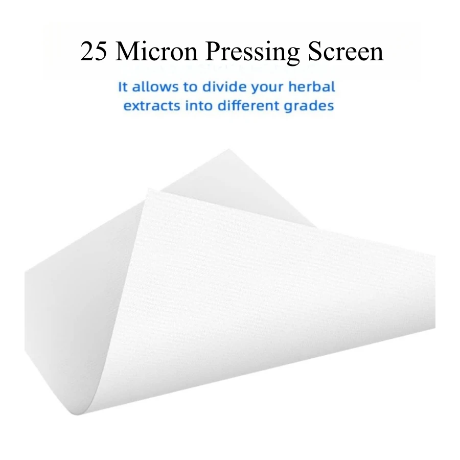 10PCS 25 Micron Herbal Hash Bubble Ice Bag Pressing Screens Essential Component for the Drying Process