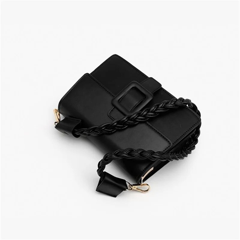 Brand Design Luxury Handbags Women Solid Color Crossbody Bags Shoulder Bag Large Capacity Black Tote Bag Two Shoulder Straps