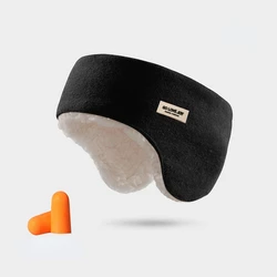 Eye Patch e Earmuffs isolantes de som para mulheres e homens, Earmuff do sono com tampões anti-ruído, quente para o inverno, novo