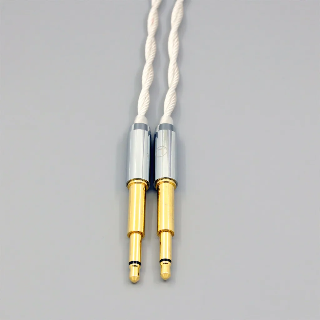 كابل سماعة أذن من الجرافين 7N OCC مطلي بالفضة من النوع 2 لسماعات الرأس Meze 99 Classics NEO NOIR 8135