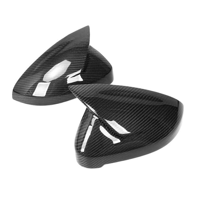 B9 Mirror M Style Real Carbon Fiber Mirror caps With Lane Assistant For Audi A4 A4L  A5  S5 B9 Mirror cover