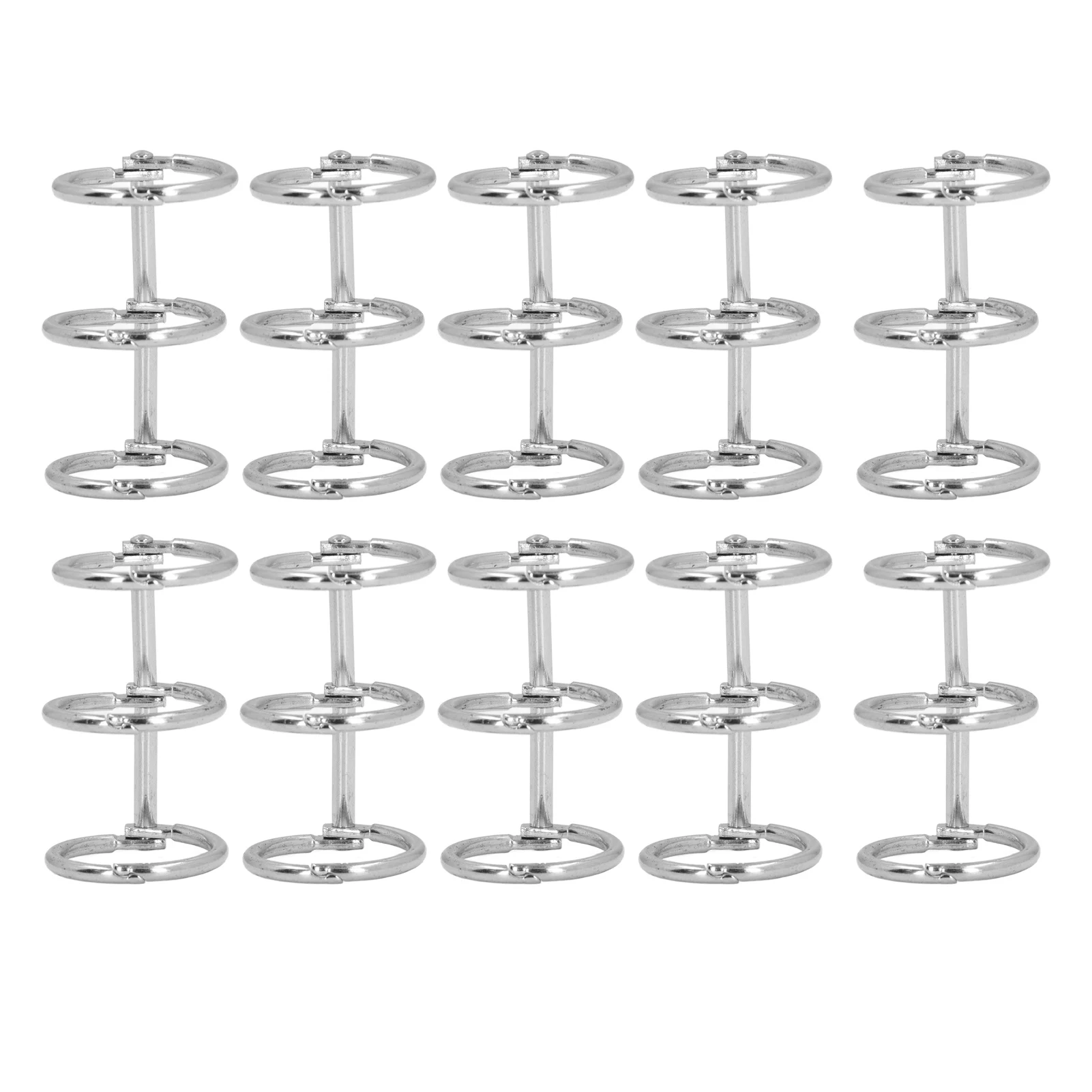 3 Metal Loose Leaf Binder Rings, Rust Proof for Notebooks