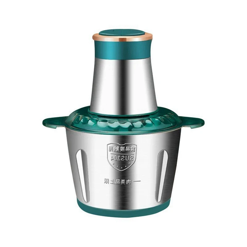 

M08K Stainless Steel Electric Meat Grinder 3L Blenders Multifunction Vegetable Chopper Slicer Household Grinder EU Plug