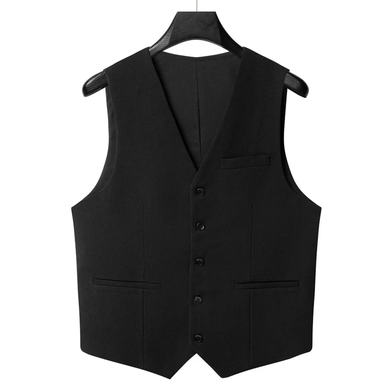 Four seasons new style men's suit vest business professional vest Groom and best man's wedding suit for men Large size 8XL 9XL