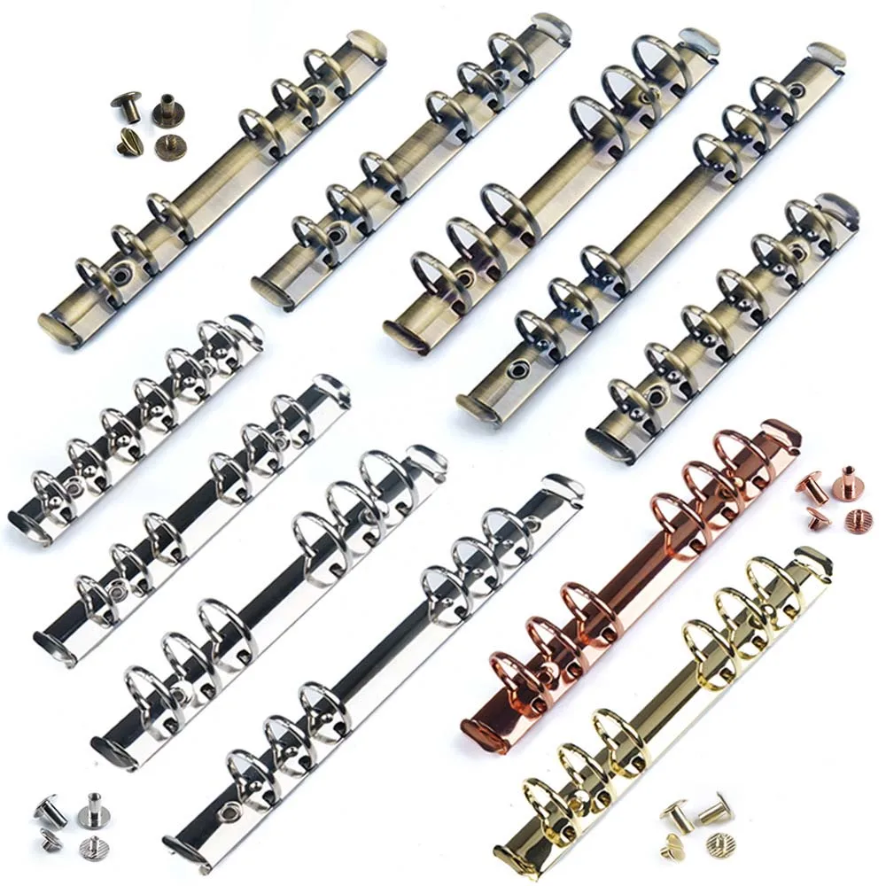 met Schroef Notebook Metalen Dagboek Spiraal Ringen Bindmiddel Clip Losbladige Ring Binding Hoops Bestandsmap Hervulbaar