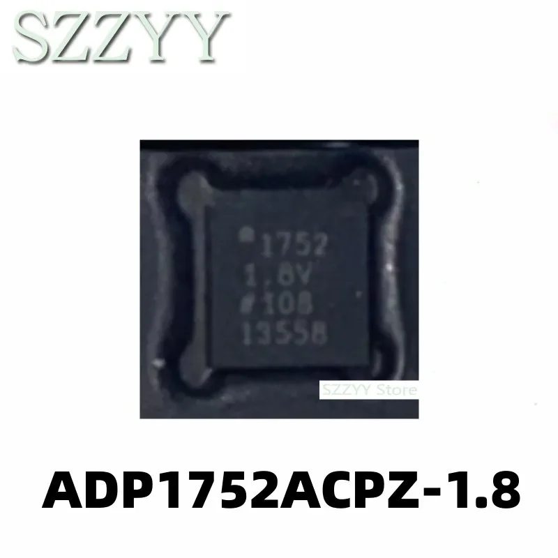 5PCS ADP1752ACPZ-1.8 screen printed 1752-1.8V QFN packaged analog-to-digital conversion chip