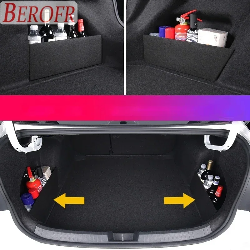 Car Trunk Partition For VW Tiguan Teramont Tharu T-ROC Viloran Tayron X GTE 2012-2024 Trunk Storage Board Plate Organizer