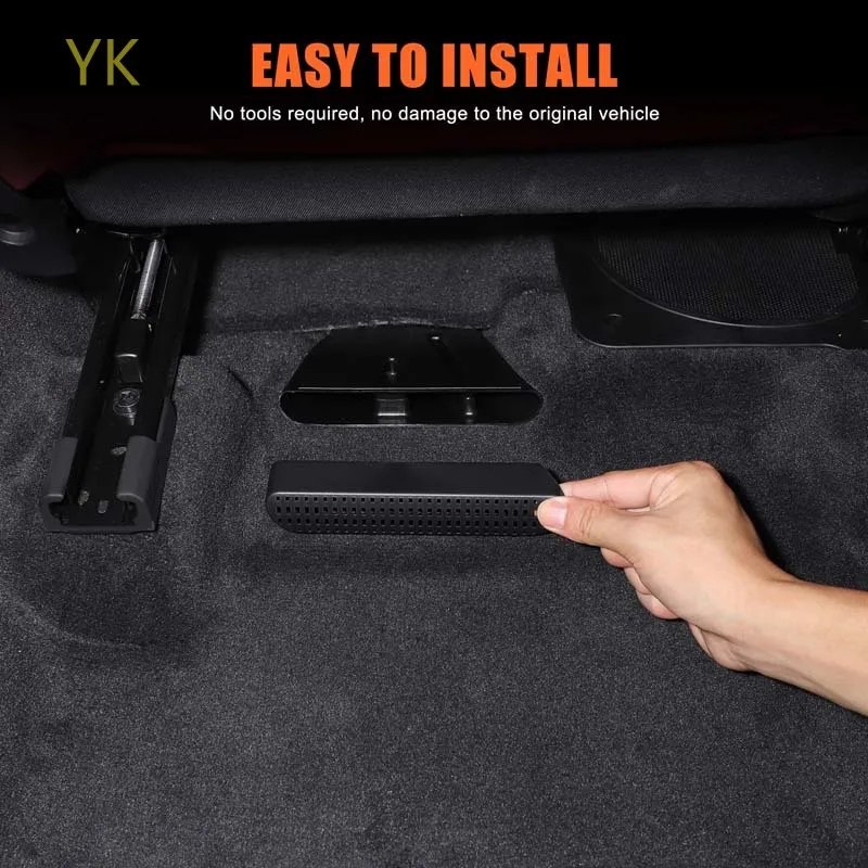 

For BMW X3 G45 2025-2026 ABS Black Car Seat Outlet Air Outlet Vent Cover Trim Sticker Interior Car Accessories