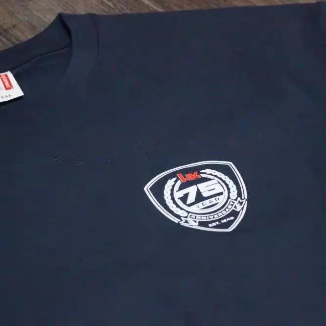 الأمريكية فضفاضة الطباعة الرجال المشجعين العسكريين الصيف القطن قصير الأكمام جولة الرقبة المعتاد تي شيرت في الهواء الطلق مريحة Y2k #3