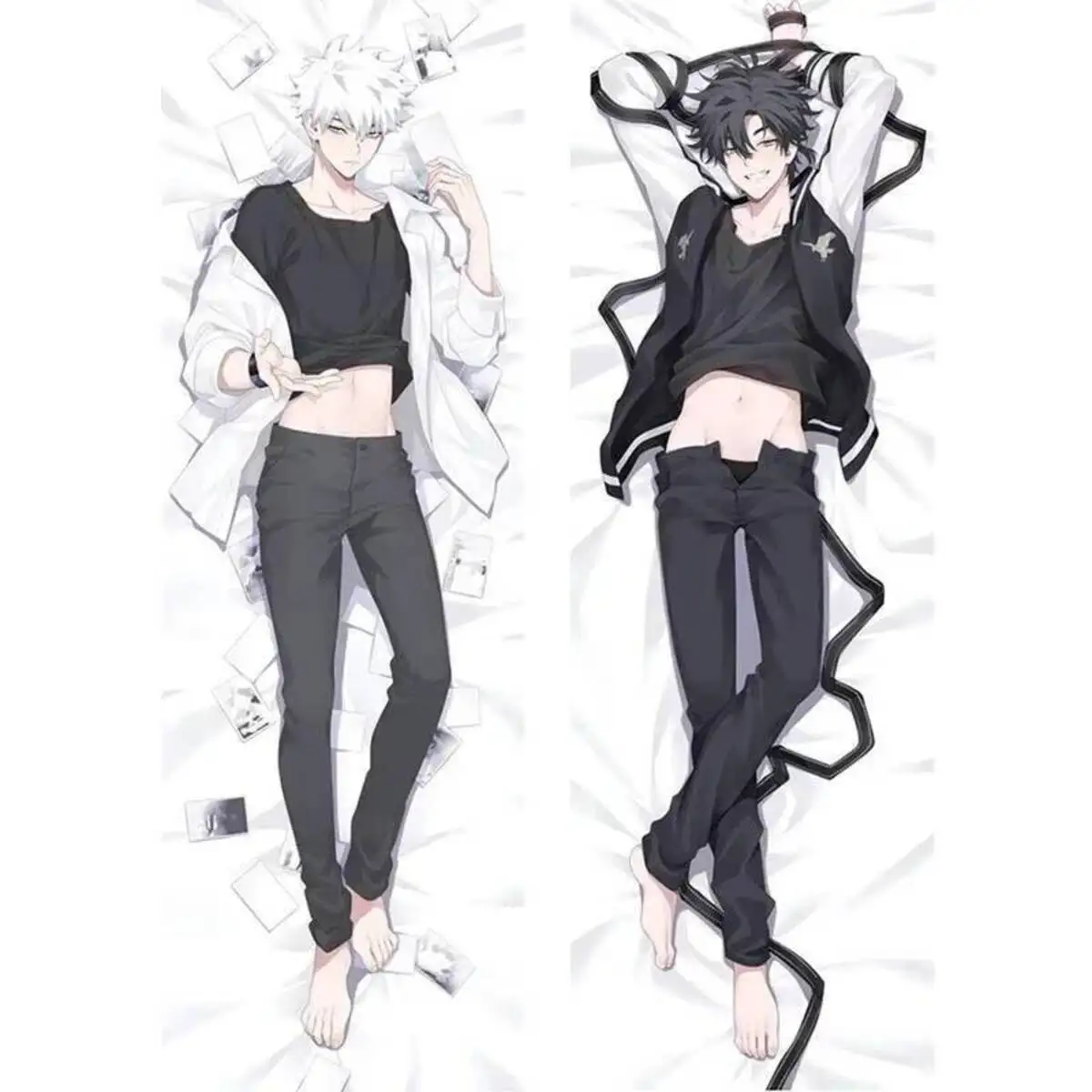 Anime 60X180cm Dakimakura Time Agent Shi Guang Dai Li Ren Pillow Case Hing Body Otaku Waifu Bedding Decor
