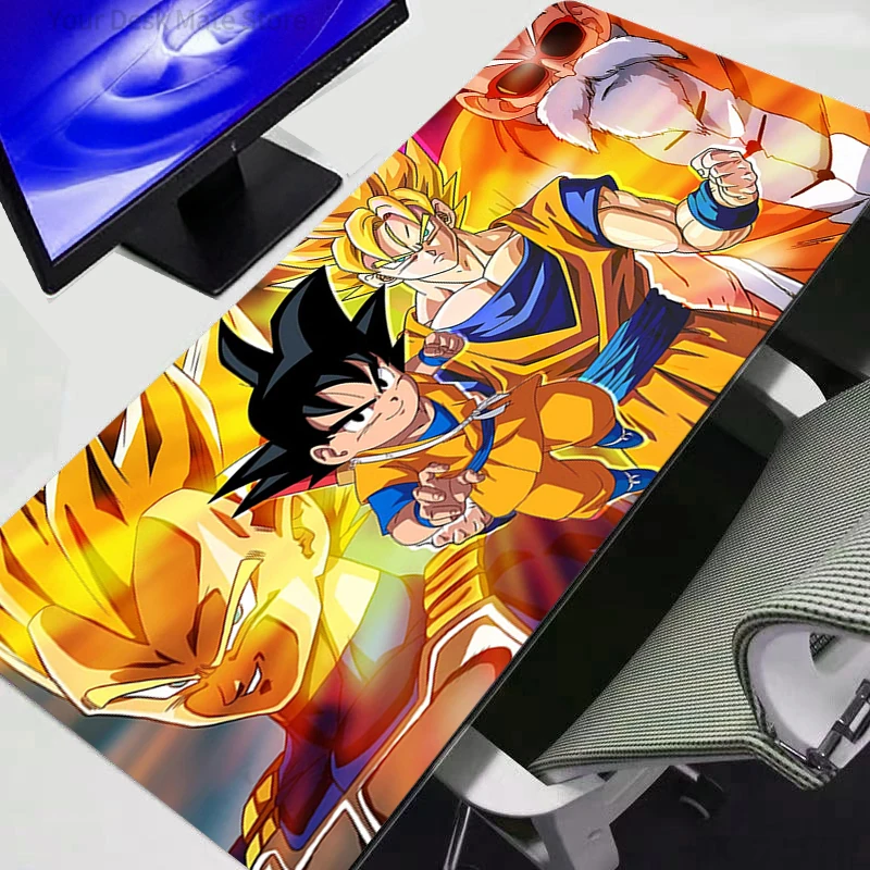 Large Mouse Pad Dragon Ball Z DBZ Pc Speed For e-sports Players 800x300 Laptop Computer Keyboard  Desk Mat Xxl Mousepad