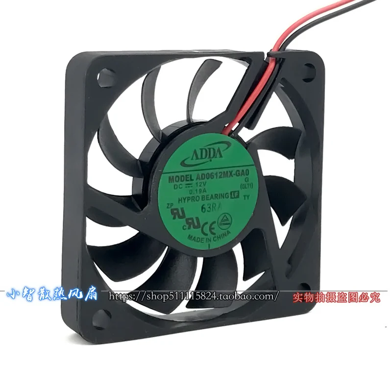 ORIGINAL AD0612MX-GA0 12V 6010 60*60*10mm KIPAS PENDINGIN RADIATOR BARU
