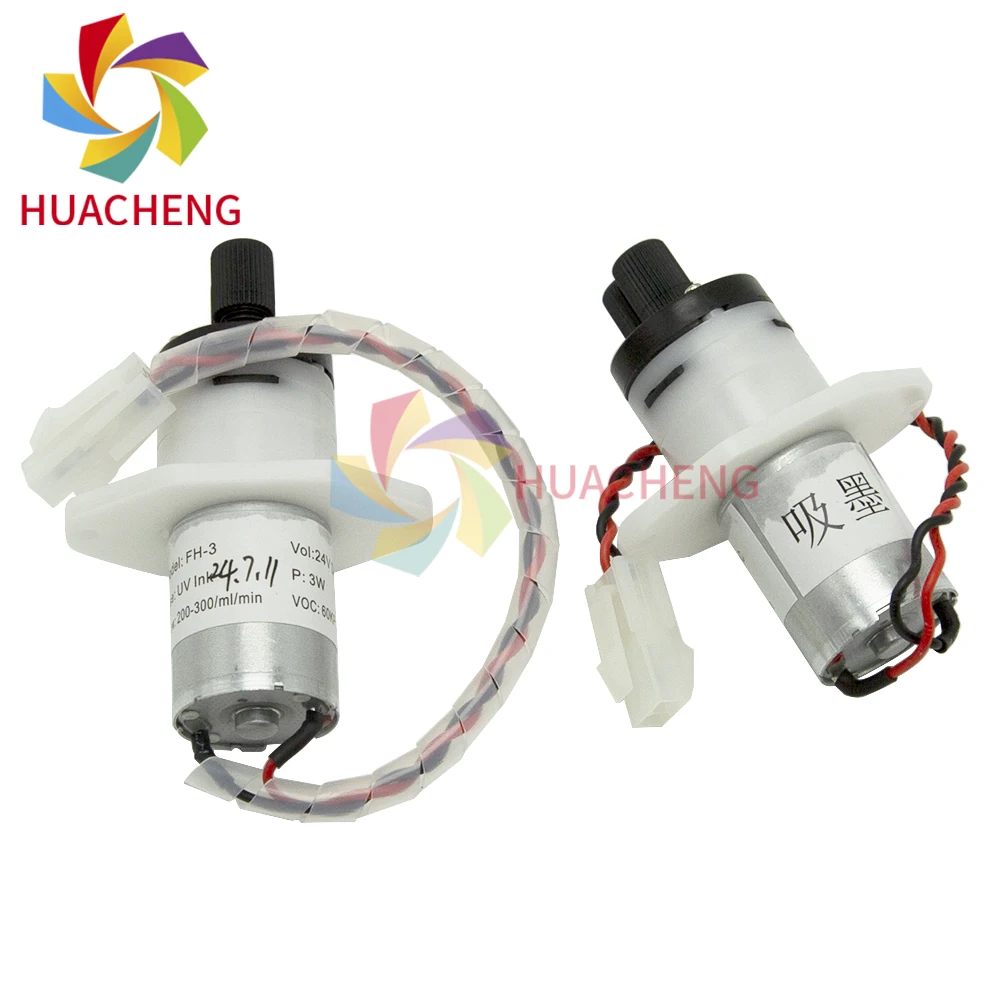 1Pcs Printer Part For FH-3 24V 3W UV Ink Pump FH-3 200-300ml/min Air Diaphragm Ink Pump for UV Inkjet Printer