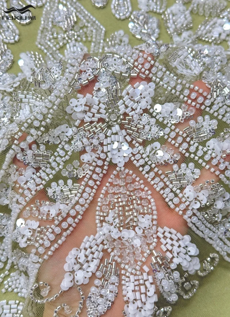 

Элегантная африканская ткань с бисером и пайетками Madison, французское кружево из тюля 2026, нигерийское кружево для свадебных и праздничных платьев, для шитья