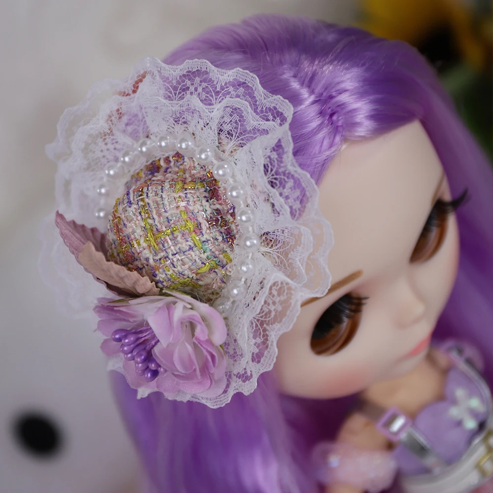 ICY DBS Blyth Doll ijzige kanten jurk schattige set inclusief hoed sokken BJD Ob24 anime meisjes