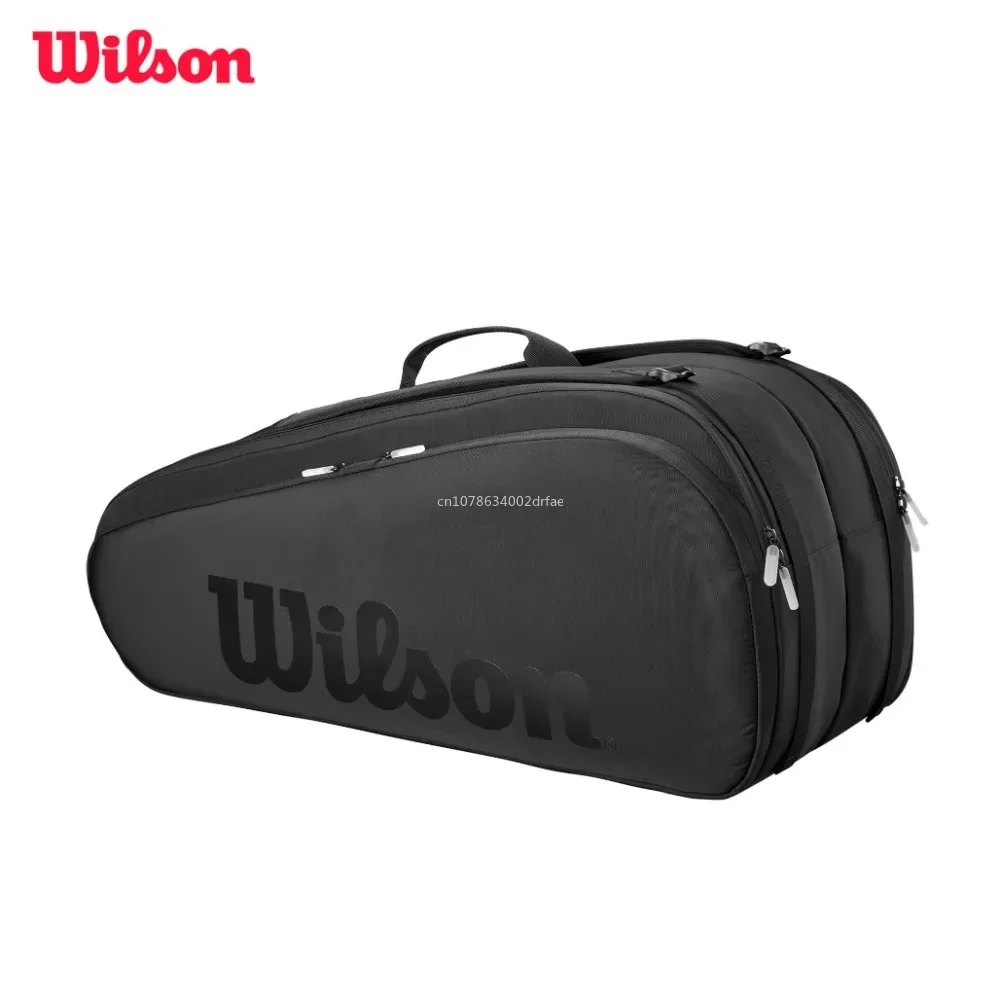 Wilson Noir Tour Tennis Backpack - Holds Up To 9 Rackets Large Capacity Tennis Bag 